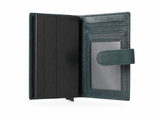 Bossi Mens Mechanism Wallet With Coin Pocket In Navy Buff