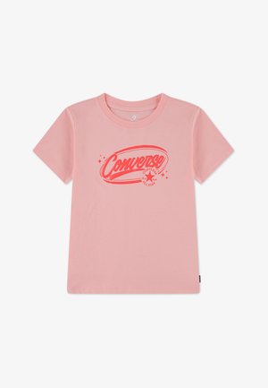 Converse Girls Graphic T-Shirt In Pink