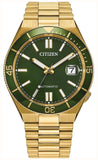 Citizen Mens Tsuyosa Shore Automatic Watch In Gold