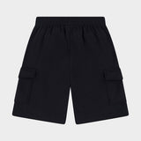 Nike Boys French Terry Cargo Short In Black