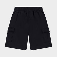 Nike Boys French Terry Cargo Short In Black