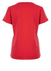 Sissyboy T31490 Ladies Adelaide Bling Logo Top Red