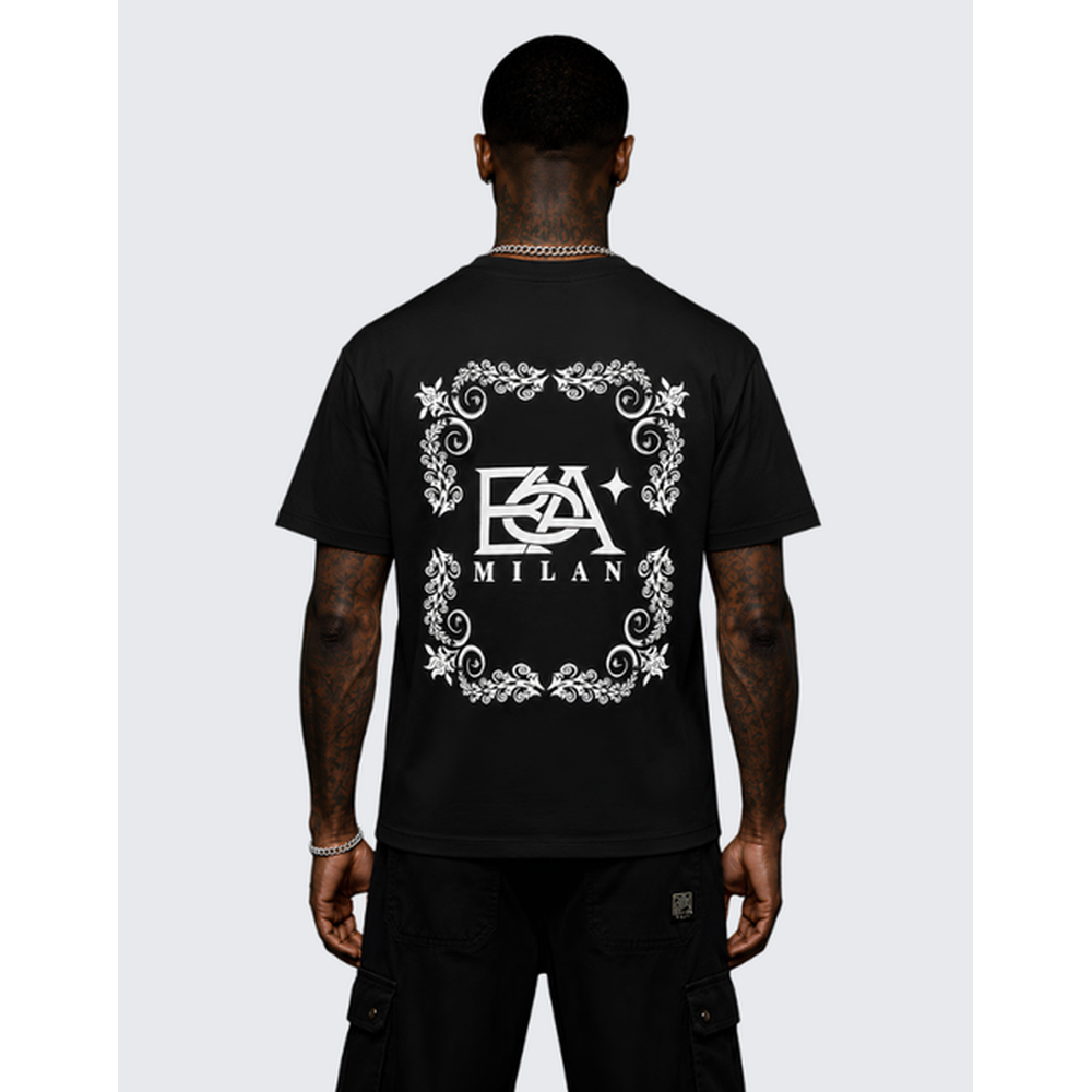 Covali Mens Flore T-Shirt In Black