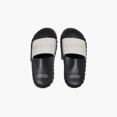 Marc Jacobs Womens The Slides in Black and White