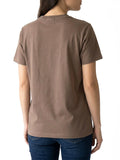Polo Womens Lori Short Sleeve Logo T-Shirt In Iron