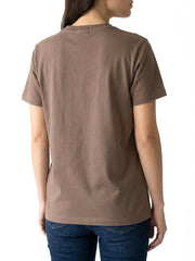 Polo Womens Lori Short Sleeve Logo T-Shirt In Iron