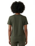 Polo Womens Lori Logo T-Shirt In Olive