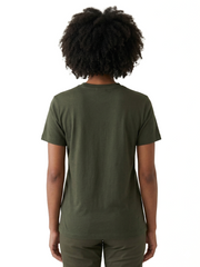 Polo Womens Lori Logo T-Shirt In Olive