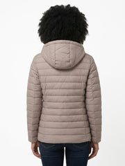 Polo Womens Blake Puffer Jacket In Rose Taupe