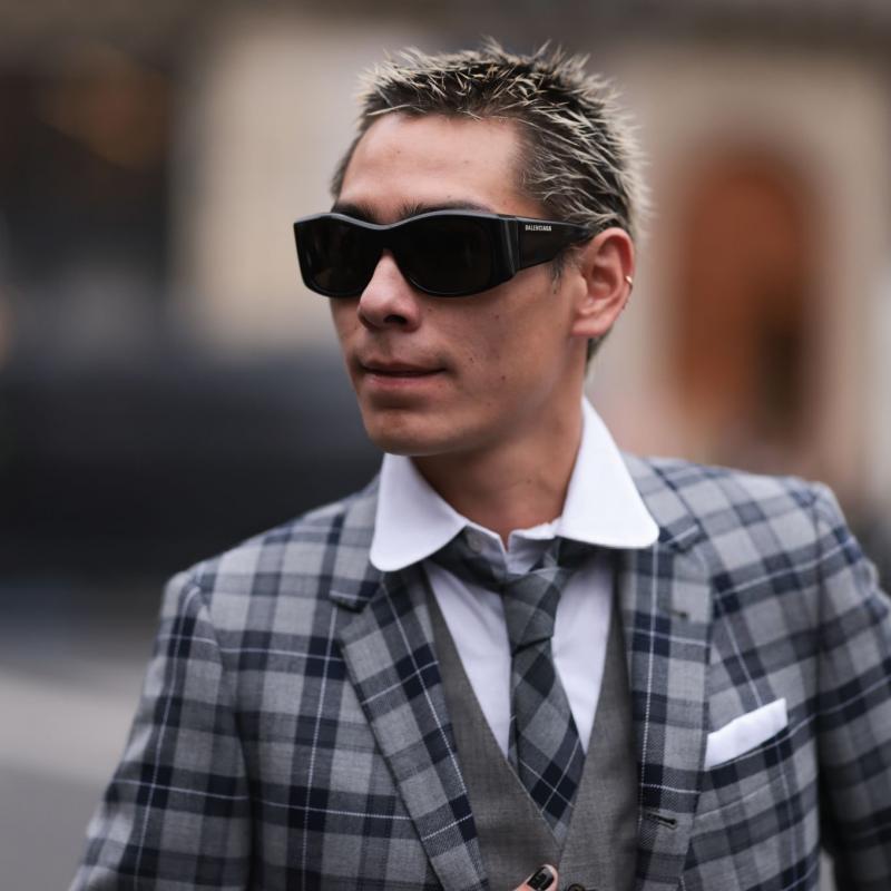 Balenciaga Unisex Sunglasses In Black