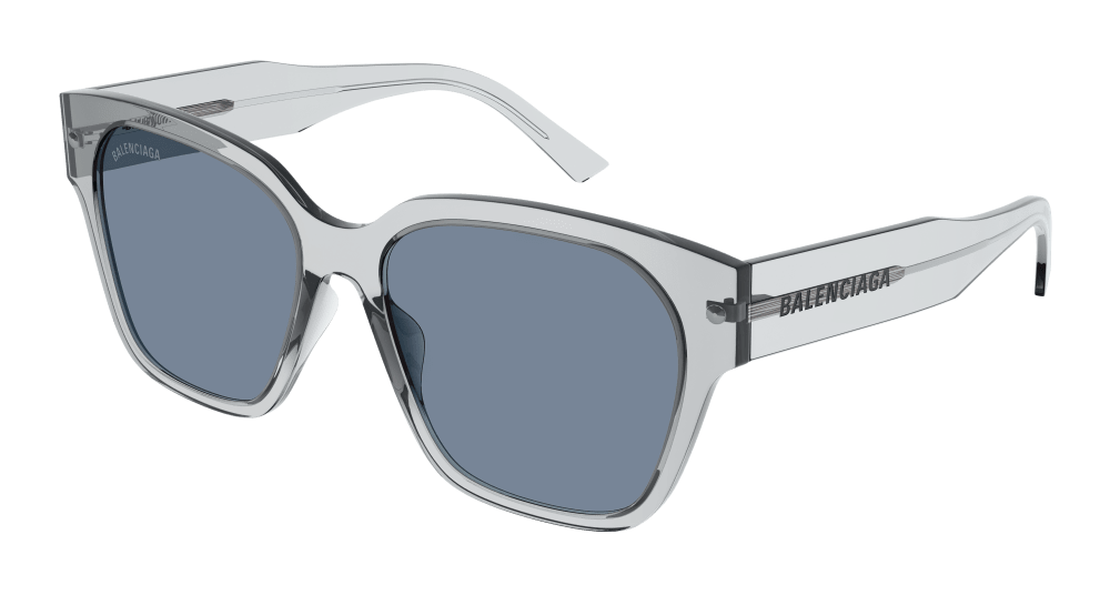 Balenciaga Sunglasses Unisex Grey Blue Bb0215Sa-004