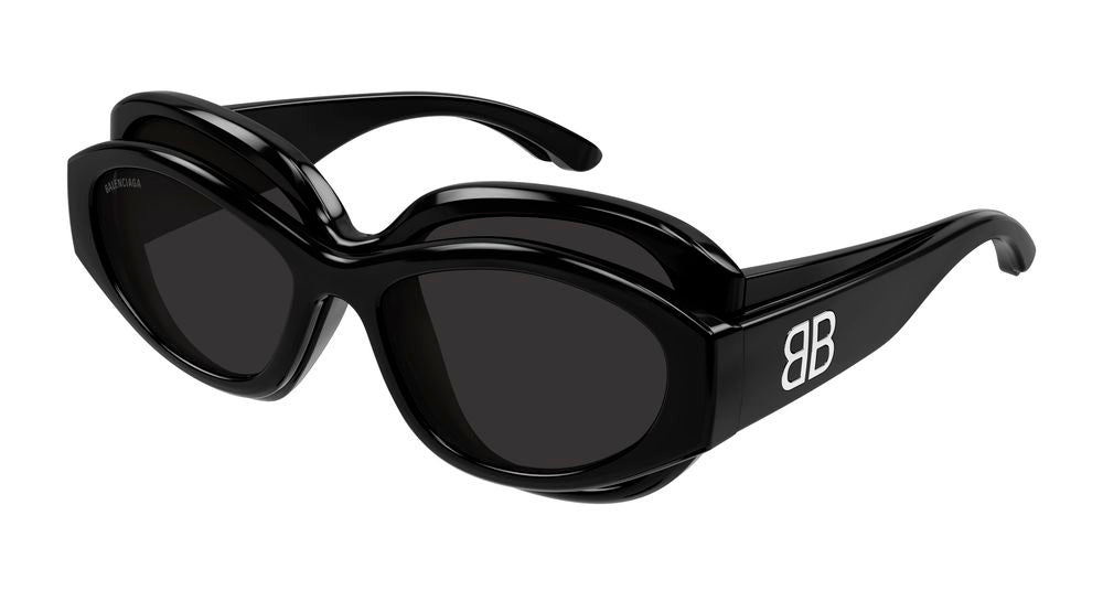 Balenciaga Sunglasses Unisex In Black Grey BB0456S-001
