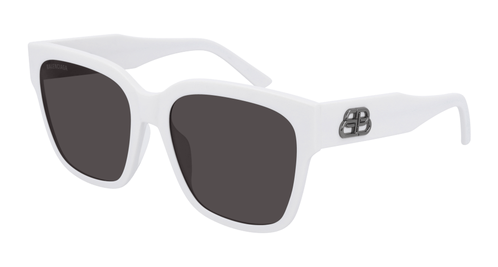 Balenciaga Sunglass Woman White Grey BB0056S-003