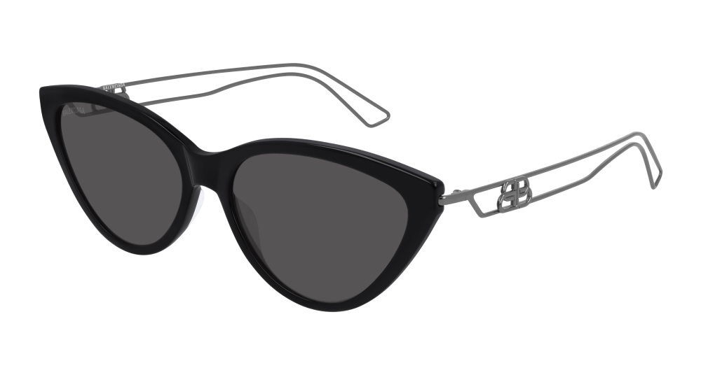 Balenciaga Sunglass Woman Black Grey BB0052S-003