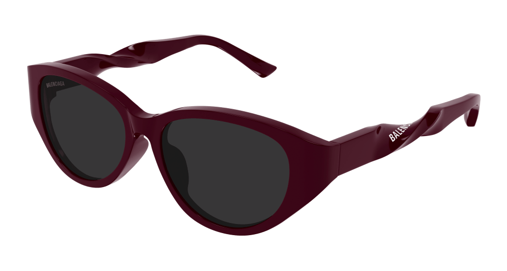 Balenciaga Sunglass Woman Burgundy Grey BB0209SA-003