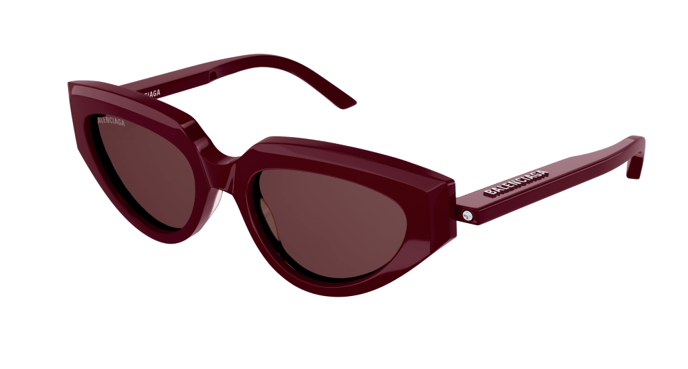 Balenciaga Sunglass Woman Burgundy Red BB0159S-004