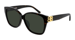 Balenciaga Sunglass Woman Havana Gold Green BB0135SA-002