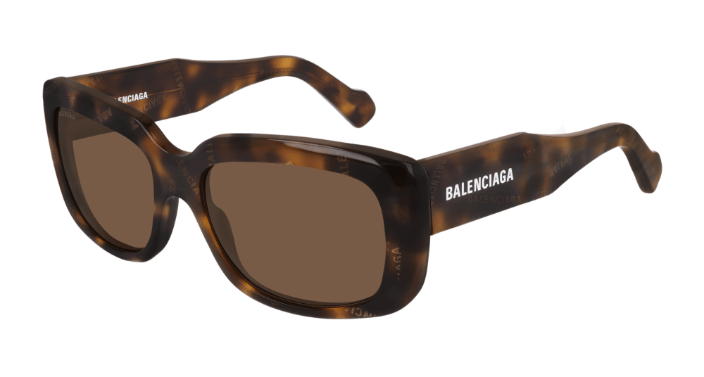 Balenciaga Sunglasses Woman Havana Brown Bb0072S-002