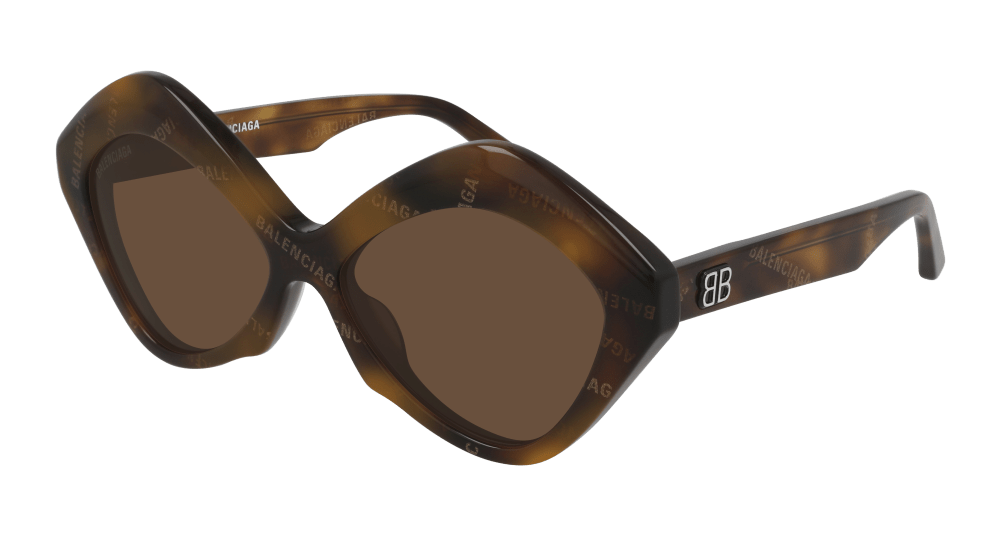 Balenciaga Sunglass Woman Havana Brown BB0125S-002