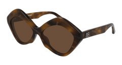 Balenciaga Sunglass Woman Havana Brown BB0125S-002