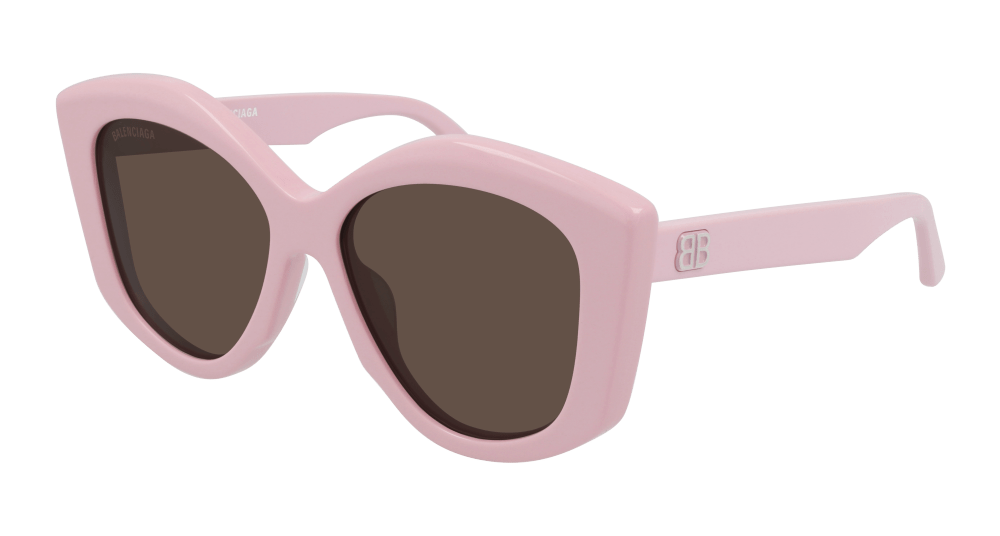 Balenciaga Sunglasses Womens In In Pink Brown Bb0126S-003