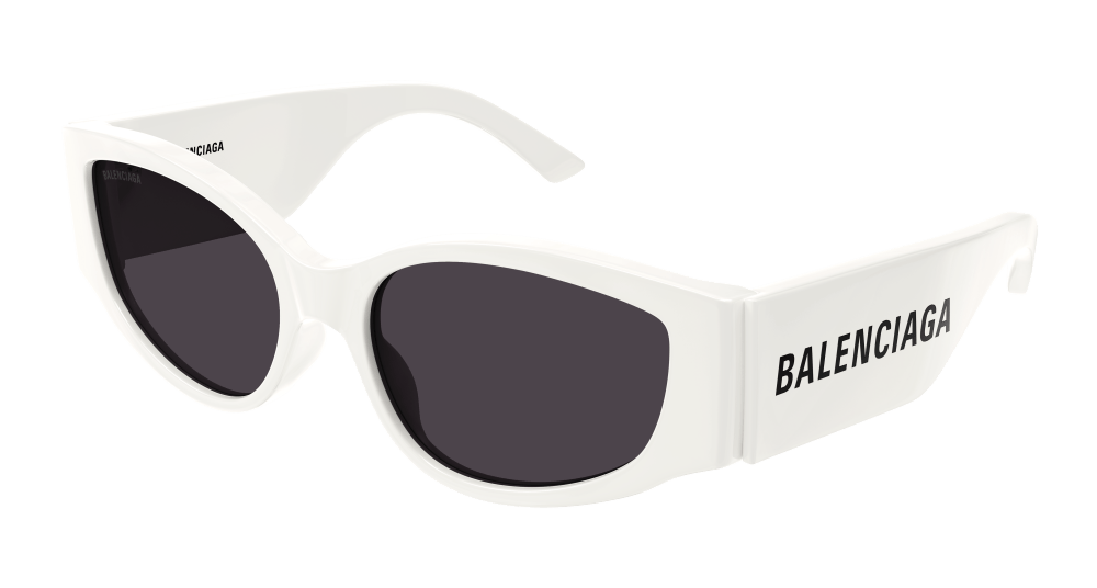 Balenciaga Sunglasses Womens In In White Grey Bb0258S-012
