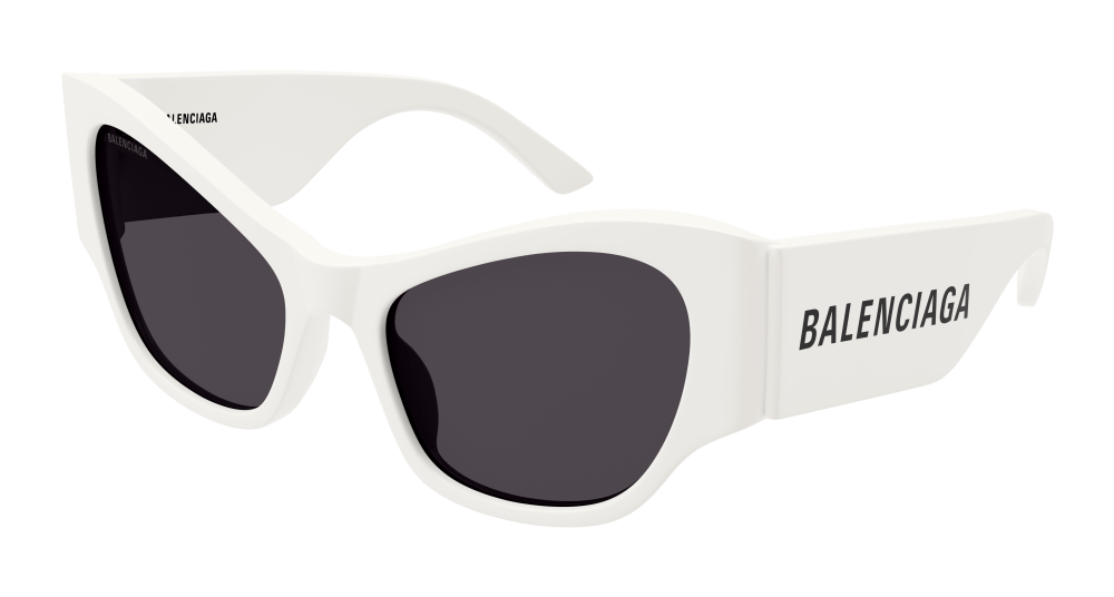 Balenciaga Sunglasses Womens In In White Grey Bb0259S-007