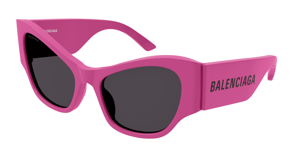 Balenciaga Sunglasses Womens In In Fuchsia Grey Bb0259S-008