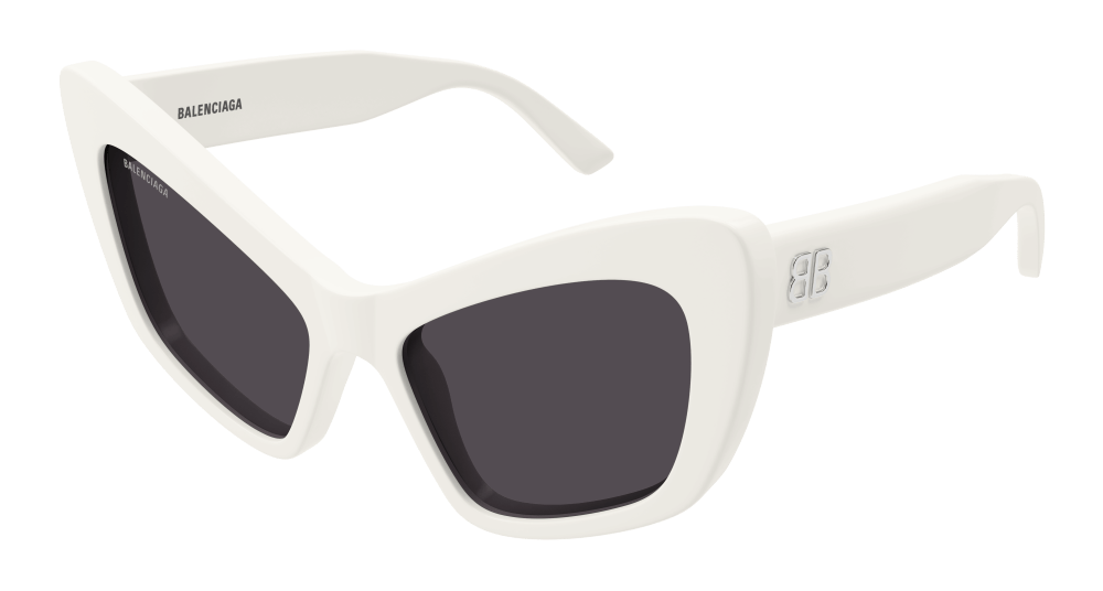 Balenciaga Sunglasses Womens In In White Grey Bb0293S-003