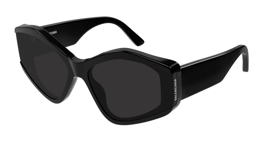 Balenciaga Sunglasses Womens In In Black Grey Bb0302S-001