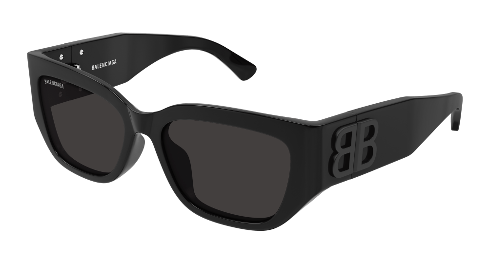Balenciaga Sunglasses Woman Black Grey Bb0361Sk-001