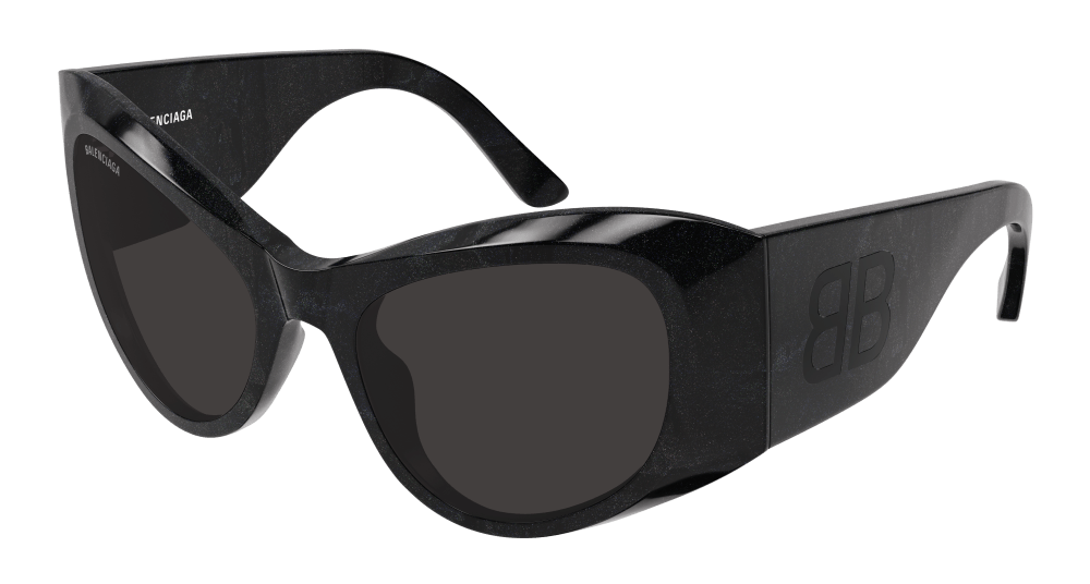 Balenciaga Sunglasses Womens In Black Grey BB0393S-003