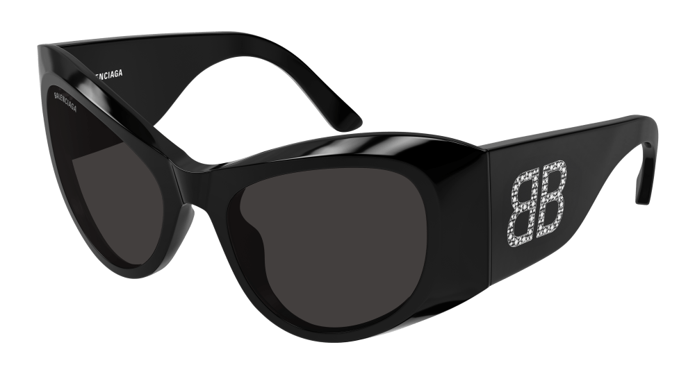 Balenciaga Sunglasses Womens In Black Grey BB0393S-005