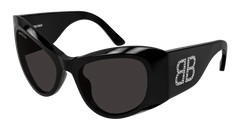 Balenciaga Sunglasses Womens In Black Grey BB0393S-005