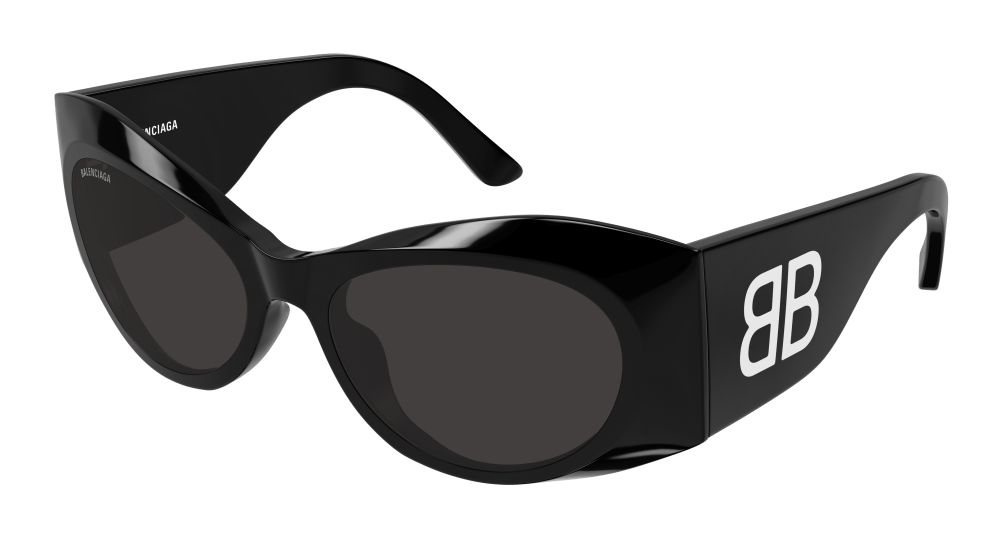 Balenciaga Sunglasses Womens In Black Grey BB0394S-001