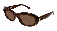 Balenciaga Sunglasses Womens In Havana Brown BB0431S-002