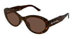 Balenciaga Sunglasses Womens In Havana Brown BB0446S-002