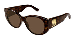 Balenciaga Sunglasses Womens In Havana Brown BB0455S-002