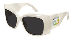 Balenciaga Sunglasses Womens In Ivory Grey BB0443S-003