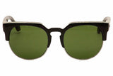 Balenciaga Catlook Silver Trim Sunglasses For Women In Black And Silver
