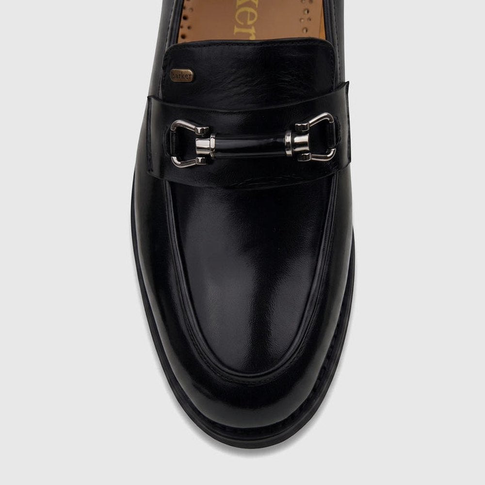 Barker Mens Samuel Leather Formal Slip On Shoes In Black