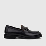 Barker Mens Samuel Leather Formal Slip On Shoes In Black