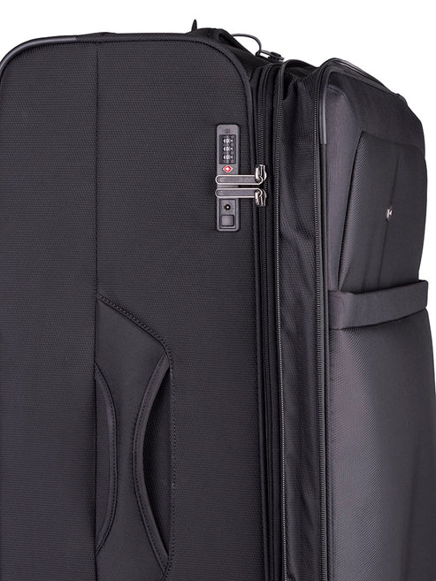 Cellini Microlite Soft Trolley Case In Black