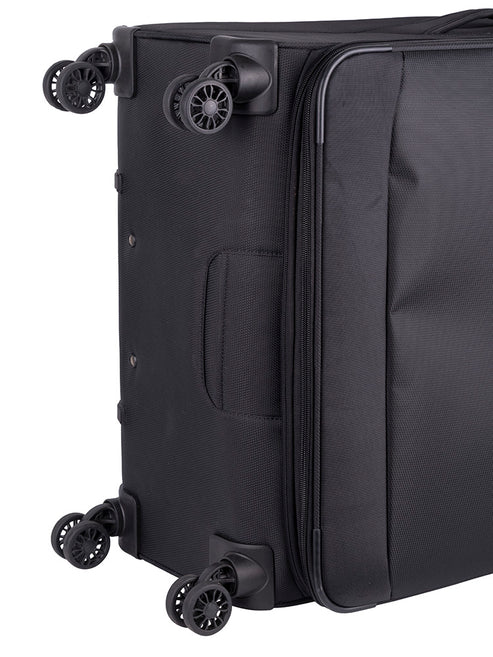 Cellini Microlite Soft Trolley Case In Black