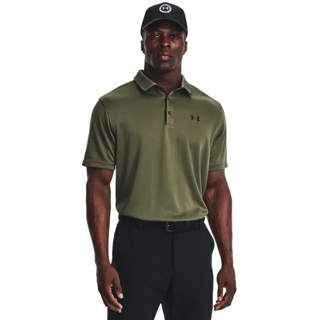 Under Armour Mens Tech Golfer In Olive
