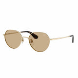 Burberry Unisex Sunglasses In Gold