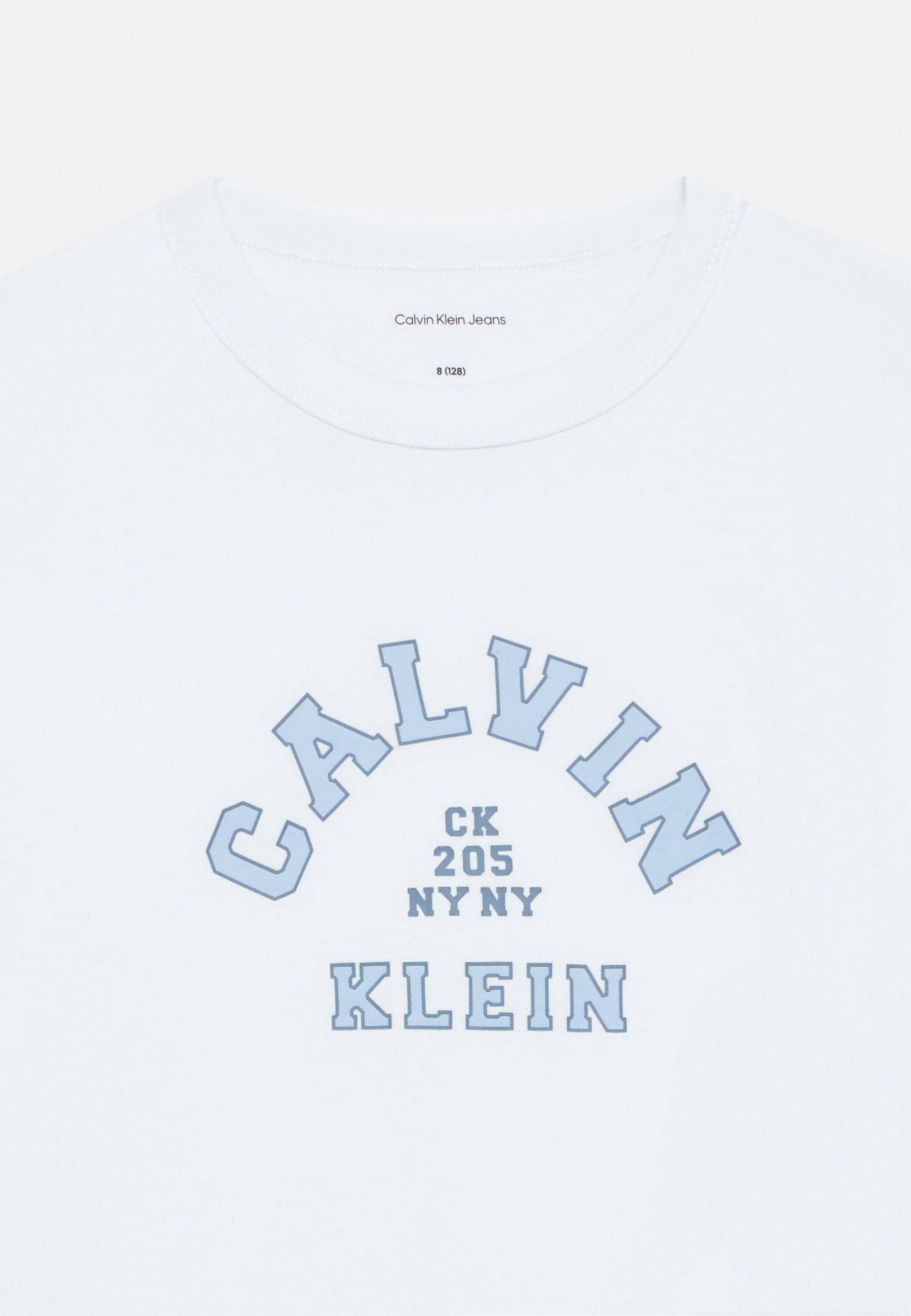 Calvin Klein Girls Varsity Graphic T-Shirt In White