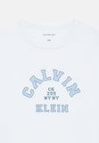 Calvin Klein Girls Varsity Graphic T-Shirt In White
