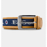 Ben Sherman Mens Casual Sport Belt In Mustard