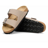 Birkenstock Unisex Arizona Bs Sandals In Grey Taupe